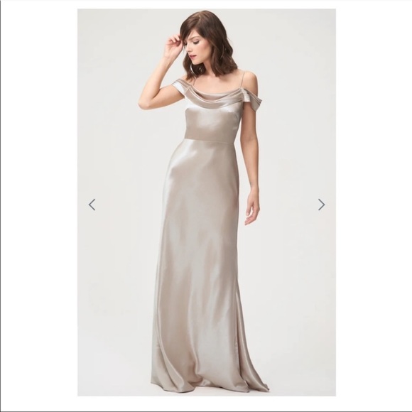 Jenny Yoo Dresses & Skirts - JENNY YOO SERENA BRIDESMAID DRESS SIZE 14 LATTE